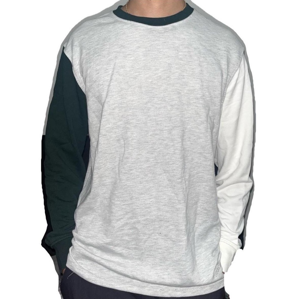 GREEN & WHITE ZARA LONG SLEEVE